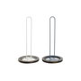 Porte-rouleaux de Cuisine DKD Home Decor Bleu Blanc Métal Bois d'hévéa 15 x 15 x 31 cm (2 Unités)