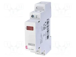 ETI POLAM Indicateur de tension rouge 230VAC