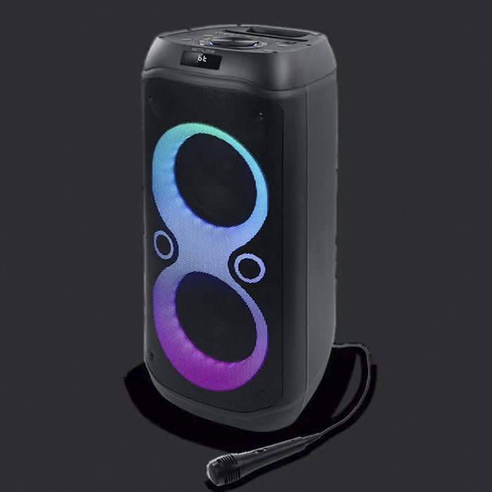Haut-parleurs bluetooth portables Muse Noir 600 W Haut-parleurs bluetooth portables Muse Noir 600 W