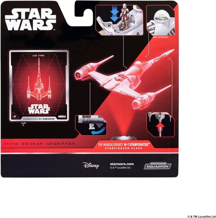 Jazwares Star Wars Véhicule Moyen N1 avec figurine Mando 13 cm Jazwares Star Wars Véhicule Moyen N1 avec figurine Mando 13 cm