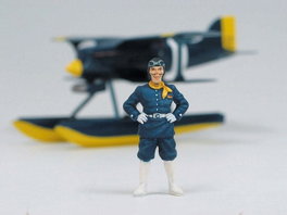 Fine Porco Rosso Maquette avec figurine 1/48 Curtiss R3C-0 Hydravion & Curtis