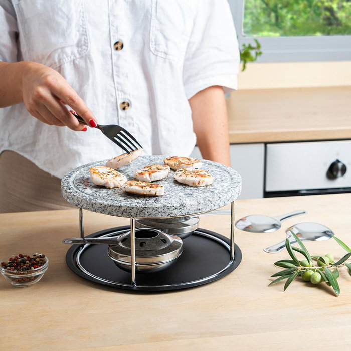 Quid Pierre à Rôtir Ronde Naturalia 23x13 cm (2 Unités) Quid Pierre à Rôtir Ronde Naturalia 23x13 cm (2 Unités)