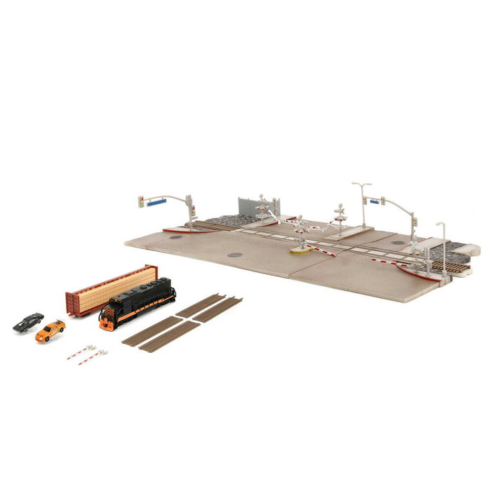 JADA TOYS Replica Diorama Train Fast & Furious avec Dodge Charger et Toyota Supra - Jouet +8 Ans