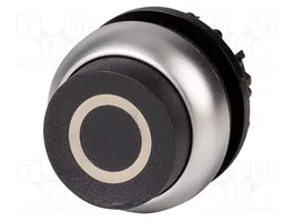 EATON ELECTRIC Commutateur bouton-poussoir RMQ-Titan noir avec symbole 22mm
