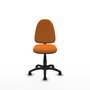 PIQUERAS Y CRESPO Chaise de bureau Aýna, Simili cuir orange