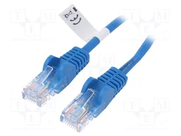 DIGITUS Cordon de raccordement Cat 5e U/UTP RJ45 5m bleu