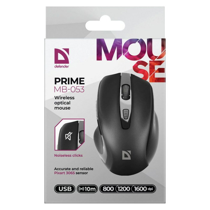 Defender DEFENDER PRIME MB-053 RF SILENT Noir