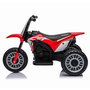 TACHAN Motocyclette électrique pour enfant Honda CRF à licence officielle - Design sportif couleur rouge avec batterie Li-ion rechargeable 7.2V et moteur 390 - Modèle T00993