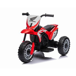 TACHAN Motocyclette électrique pour enfant Honda CRF à licence officielle - Design sportif couleur rouge avec batterie Li-ion rechargeable 7.2V et moteur 390 - Modèle T00993