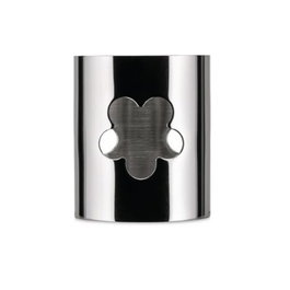 Alessi Porte-serviette Floral Perforé en Acier Inoxydable 18/10