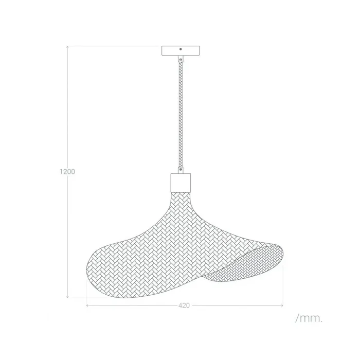 Lampe Suspendue Itabuna Bambou Style Naturel Boho-Chic SKD-P80021