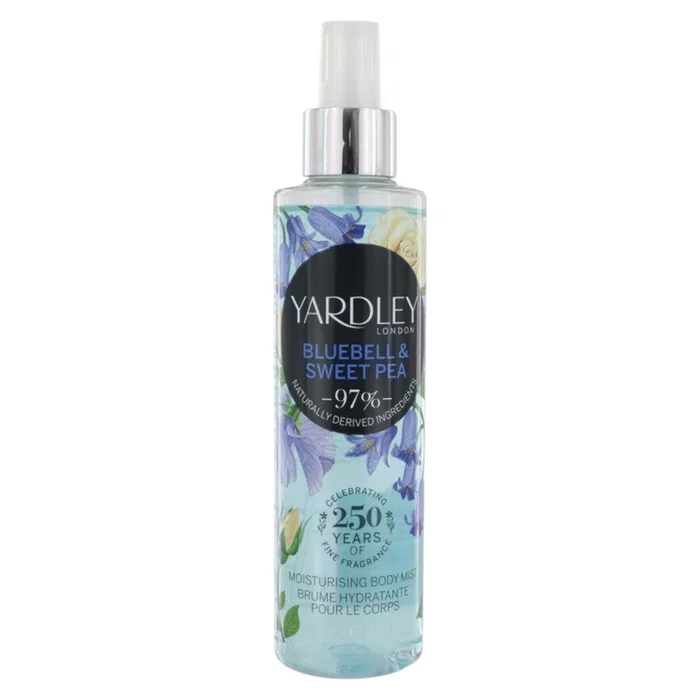 Yardley Spray Parfumé Bluebell and Sweetpea 200 ml Yardley Spray Parfumé Bluebell and Sweetpea 200 ml