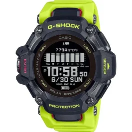 Casio G-Shock Sport GBD-H2000-1A9ER - Montre sport connectée gris clair avec cardiofréquencemètre, Bluetooth, 20 bars et suivi d'activité