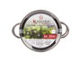 Kinvara Vaporera 2 pièces avec couvercle en verre 20 cm, acier inoxydable (Set de 6)