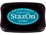 Tsukineko STAZON Tampon encreur bleu verdâtre pour verre et plastique