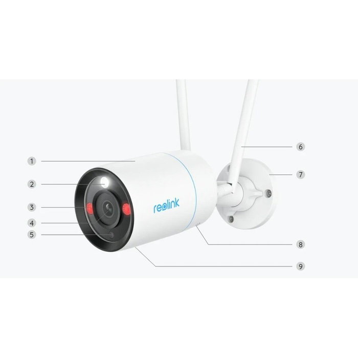 Reolink W330 Caméra de surveillance extérieure 8 MP Blanc Reolink W330 Caméra de surveillance extérieure 8 MP Blanc