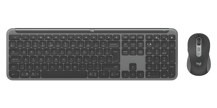Logitech Signature Slim MK950 ensemble clavier et souris pour Business, Graphite Logitech Signature Slim MK950 ensemble clavier et souris pour Business, Graphite