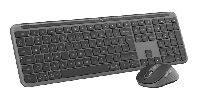 Logitech Signature Slim MK950 ensemble clavier et souris pour Business, Graphite Logitech Signature Slim MK950 ensemble clavier et souris pour Business, Graphite