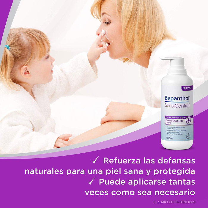 Bepanthol SensiControl Crème Émolliente Plus 400 ml