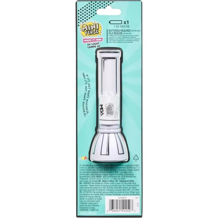 Lampe Torche MGA UV Lamp Blanc (1 Unité)