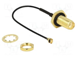 DELOCK Câble coaxial RF 1.13 IPEX MHF 1 vers SMA femelles 100mm