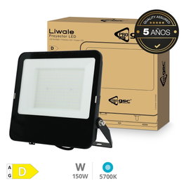 Pro_Line Projecteur aluminium LED Série Liwale 150W 5700K IP65 Noir