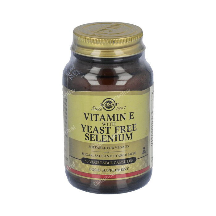 Solgar Vitamine E Sélénium 50 gélules végétales Complément Alimentaire Antioxydant Solgar Vitamine E Sélénium 50 gélules végétales Complément Alimentaire Antioxydant