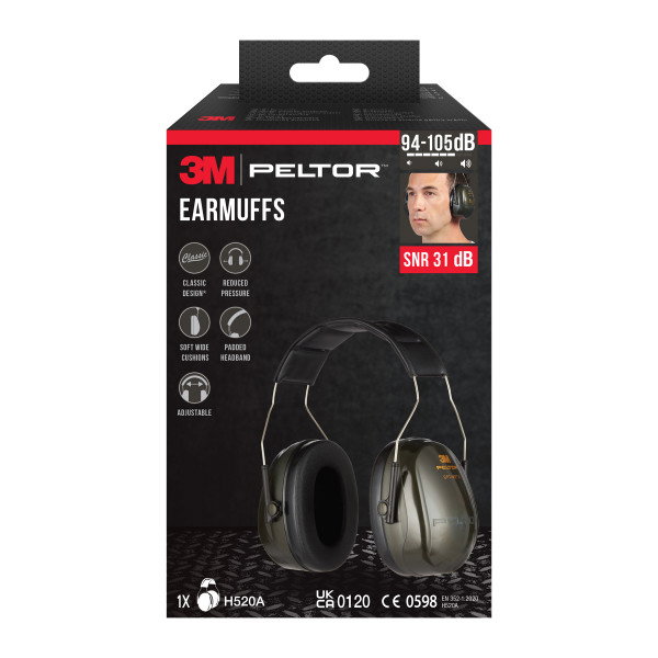 3M Optime II H520A-1 Oreillettes Rembourrées 3M Optime II H520A-1 Oreillettes Rembourrées