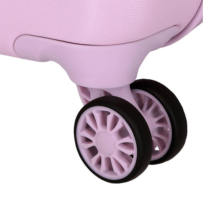 JOUMMA BAGS Valise Cabine ABS 50cm à 4 Roues Doubles avec Serrure à Combinaison - Motifs Sweet Dreams Kuromi Hello Kitty, Organisateur Intérieur