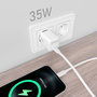Chargeur mural Aisens ASCH-35W1P016-W Blanc Multicouleur 35 W