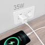 Chargeur mural Aisens ASCH-35W1P016-W Blanc Multicouleur 35 W