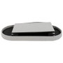 Home Deco Factory BANCO-PUF PLEGABLE GRIS OVAL