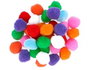 Innspiro Pompons en polypropylène mix de couleurs 50mm 50u