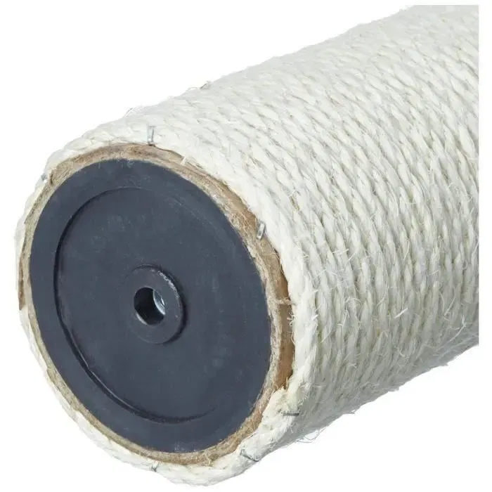 TRIXIE Poteau de rechange pour chat en sisal naturel, Ø 9 cm x 50 cm, pour intérieur, filetage M8