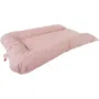 Tineo TINEO - FLOCONS - Matelas à langer PVC Rose poudre 50x70 cm, confortable et sécurisant, mousse moelleuse, bords rehaussés, imperméable