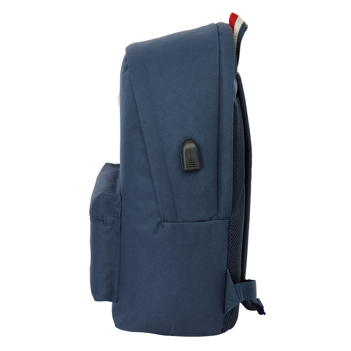 Sac à Dos pour Portable et Tablette avec Sortie USB El Ganso Eclipse Blue marine