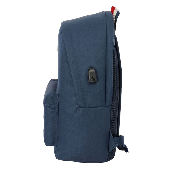 Sac à Dos pour Portable et Tablette avec Sortie USB El Ganso Eclipse Blue marine
