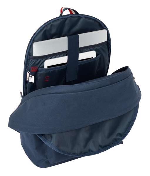 Safta Sac à dos double pour ordinateur portable 15,6 pouces avec port USB, modèle Eclipse, dimensions 31x44x18 cm