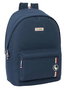 Safta Sac à dos double pour ordinateur portable 15,6 pouces avec port USB, modèle Eclipse, dimensions 31x44x18 cm