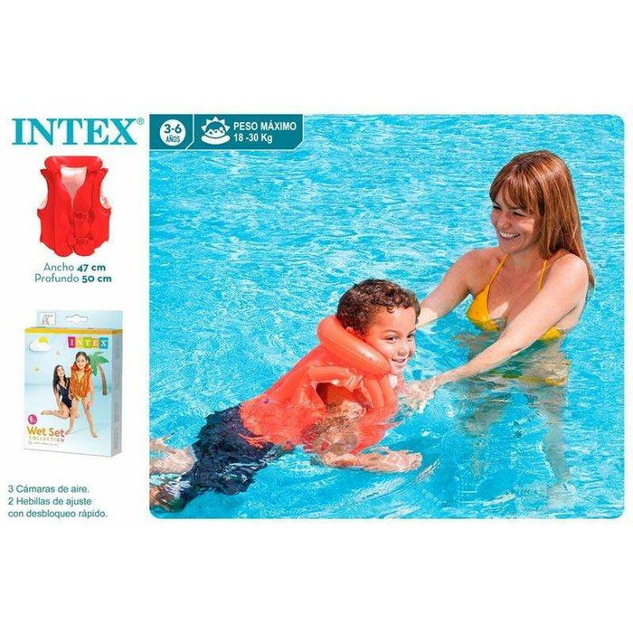 Gilet Gonflable pour Piscine Intex 50 x 47 cm