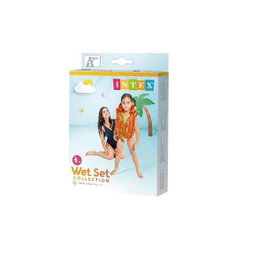 Intex Gilet de bain gonflable 50x47 cm pour enfant, âge recommandé 3 à 6 ans