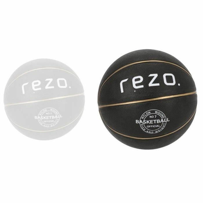 BigBuy Home Ballon de basket Rezo Or Taille 7