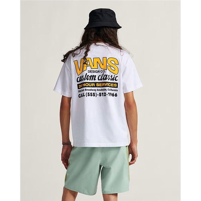 T-shirt à manches courtes homme Vans VN000M60FLB1 Blanc