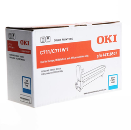 OKI Unité tambour 44318507 Cyan - Cartouche de toner pour imprimante