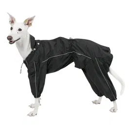 Kerbl - Manteau de pluie imperméable et coupe-vent pour chien - Modèle Manchester - Taille 50 cm - Noir - Avec tour de cou amovible