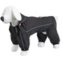 Kerbl - Manteau de pluie imperméable et coupe-vent pour chien - Modèle Manchester - Taille 50 cm - Noir - Avec tour de cou amovible