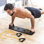 Pack planche de pompes avec bandes de résistance, ceinture sauna sport et guide InnovaGoods