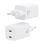 Chargeur mural Aisens ASCH-65W2P039-W Blanc Multicouleur 65 W