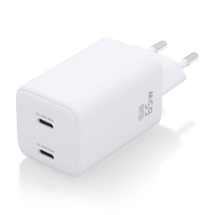 Chargeur mural Aisens ASCH-65W2P039-W Blanc Multicouleur 65 W