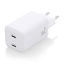 Chargeur mural Aisens ASCH-65W2P039-W Blanc Multicouleur 65 W